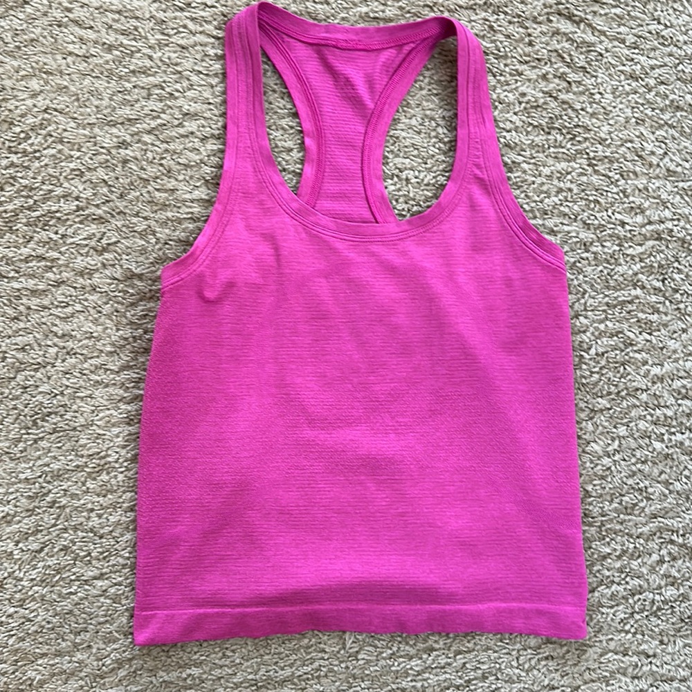 Swiftly tank - race length - sonic pink